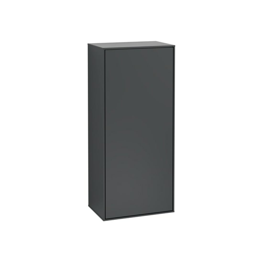 V&B Seitenschrank Finion 41,8x93,6x27cm, Anschl re, md bl. m Lac