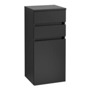 V&B Seitenschrank Legato 40x87x35cm, Anschl li, bl Matt Lacquer