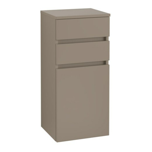 V&B Seitenschrank Legato 40x87x35cm, Anschl rechts, Truffle Grey