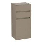 V&B Seitenschrank Legato 40x87x35cm, Anschl rechts, Truffle Grey