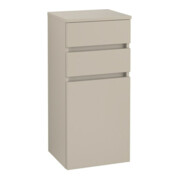 V&B Seitenschrank Legato 40x87x35cm, Anschlag links, Soft Grey