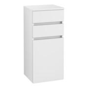 V&B Seitenschrank Legato 40x87x35cm, Anschlag links, White Matt