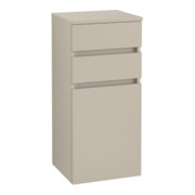 V&B Seitenschrank Legato 40x87x35cm, Anschlag rechts, Soft Grey