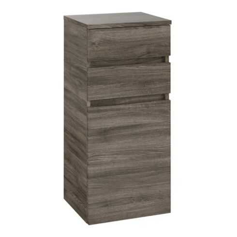 V&B Seitenschrank Legato 40x87x35cm, Anschlag rechts, Stone Oak