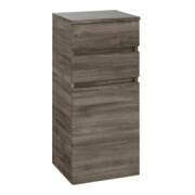 V&B Seitenschrank Legato 40x87x35cm, Anschlag rechts, Stone Oak