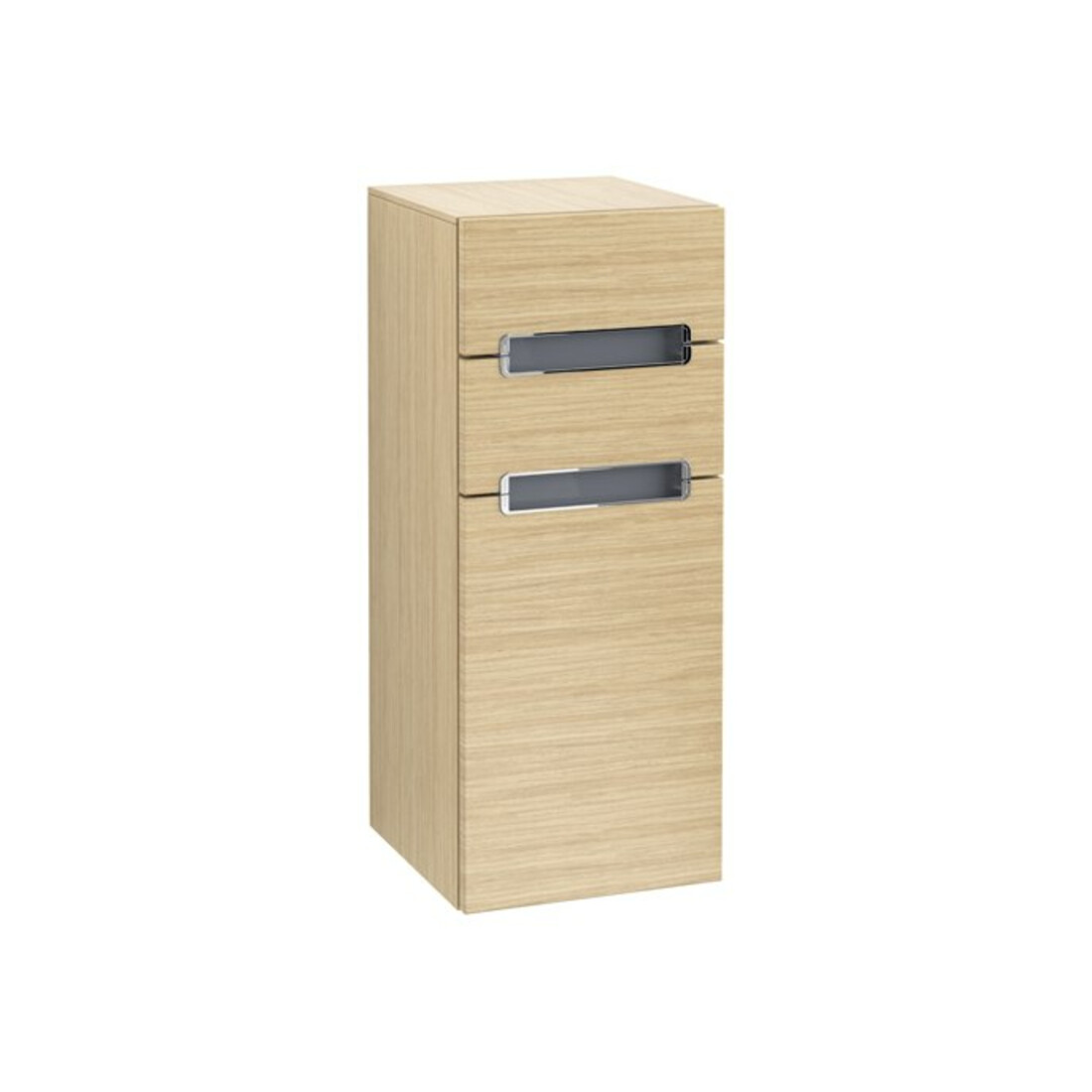 V&B Seitenschrank Subway 2.0 35,6x85,7cm, li, Gr. chr, we, nordic oak