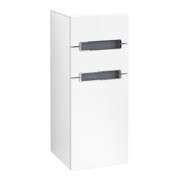 V&B Seitenschrank Subway 2.0 35,6x85,7cm, R, Gr chr, silbergr., we ma