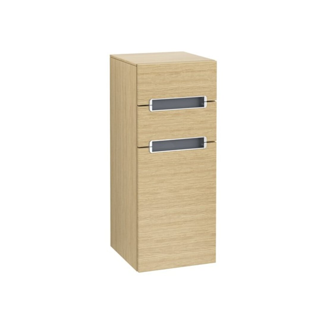 V&B Seitenschrank Subway 2.0 35,6x85,7cm, R, Gr cr, gr, Nord oak