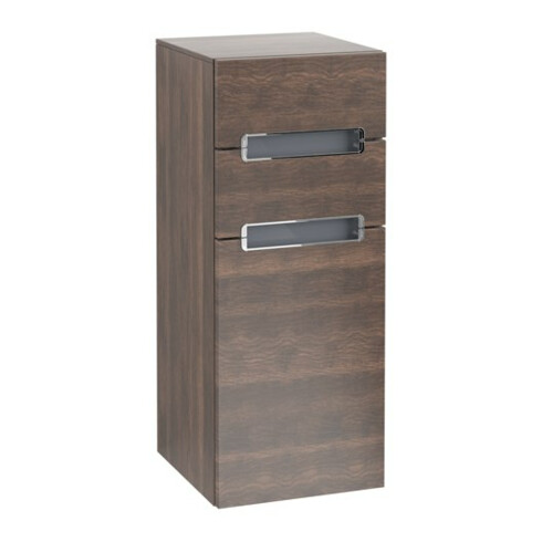 V&B Seitenschrank Subway 2.0 35,6x85,7cm, re, Gr. chr, we, Ariz. oak