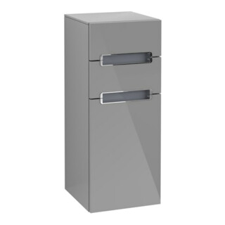 V&B Seitenschrank Subway 2.0 35,6x85,7cm, re, Gr. chr, we, glo grey