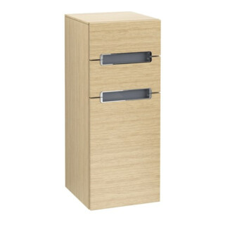 V&B Seitenschrank Subway 2.0 35,6x85,7cm, re, Gr. chr, we, nordic oak