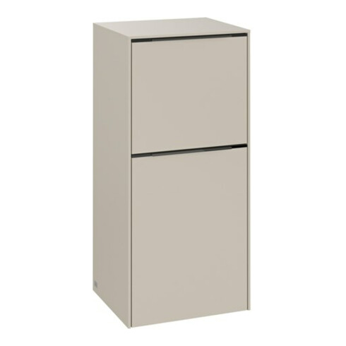 V&B Seitenschrank Subway 3.0 40x86x36,2cm, Sch L/Gr monochr, cashm Gr
