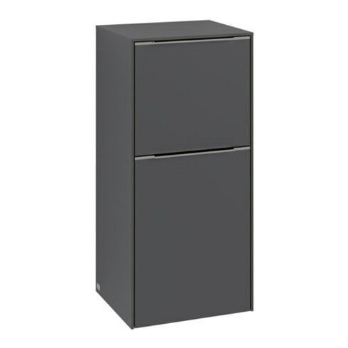 V&B Seitenschrank Subway 3.0 40x86x36,2cm, Sch L/Gr monochr, graph.