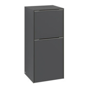 V&B Seitenschrank Subway 3.0 40x86x36,2cm, Sch L/Gr monochr, graph.