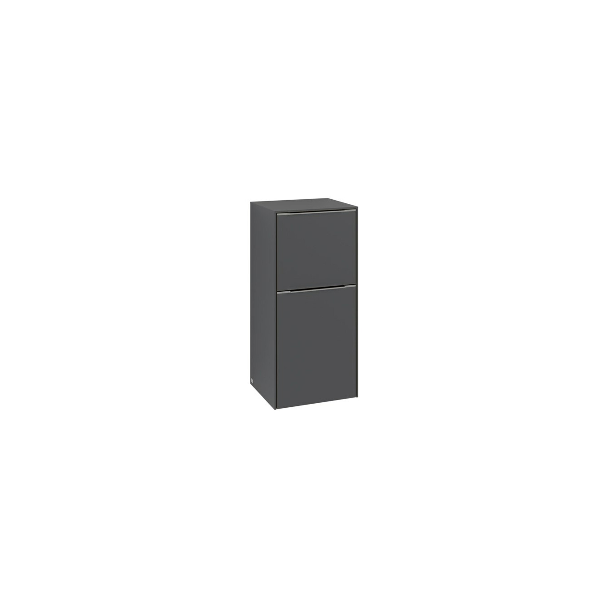 V&B Seitenschrank Subway 3.0 40x86x36,2cm, Sch L/Gr monochr, graph. ; Villeroy & Boch