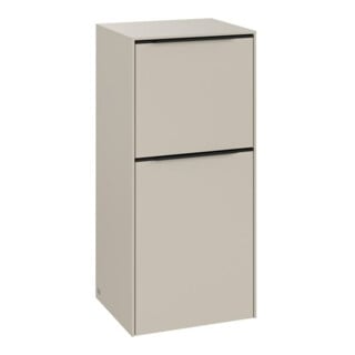V&B Seitenschrank Subway 3.0 40x86x36,2cm, Sch L/Gr vo bla, cashm Gr