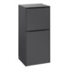 V&B Seitenschrank Subway 3.0 40x86x36,2cm, Sch L/Gr volc bla, graph.-1