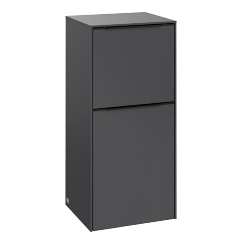 V&B Seitenschrank Subway 3.0 40x86x36,2cm, Sch L/Gr volc bla, graph.