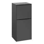 V&B Seitenschrank Subway 3.0 40x86x36,2cm, Sch L/Gr volc bla, graph.