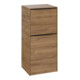 V&B Seitenschrank Subway 3.0 40x86x36,2cm, Sch L/Gr volc bla, Kan Oa-1