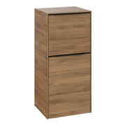 V&B Seitenschrank Subway 3.0 40x86x36,2cm, Sch L/Gr volc bla, Kan Oa