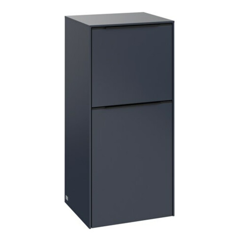 V&B Seitenschrank Subway 3.0 40x86x36,2cm, Sch L/Gr volc bla, Mar bl.