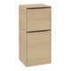V&B Seitenschrank Subway 3.0 40x86x36,2cm, Sch L/Gr volc bla, Nord Oa-1