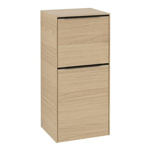 V&B Seitenschrank Subway 3.0 40x86x36,2cm, Sch L/Gr volc bla, Nord Oa