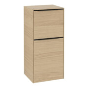 V&B Seitenschrank Subway 3.0 40x86x36,2cm, Sch L/Gr volc bla, Nord Oa