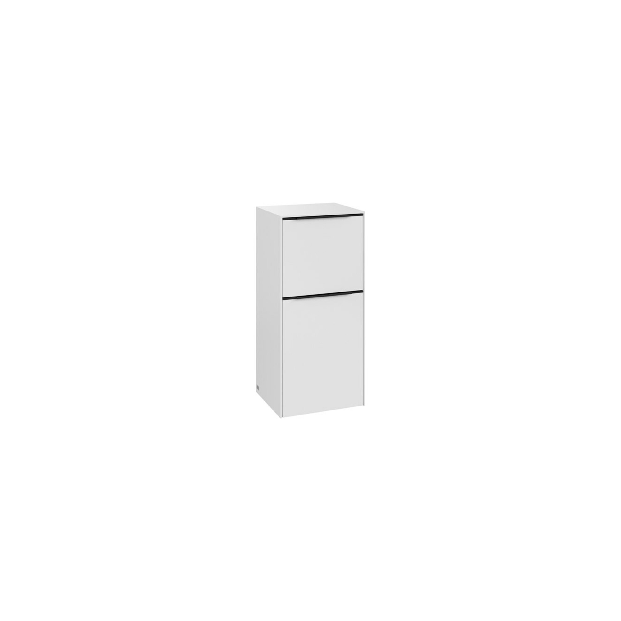 V&B Seitenschrank Subway 3.0 40x86x36,2cm, Sch L/Gr volc bla, P wh. ; Villeroy & Boch