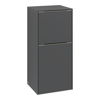V&B Seitenschrank Subway 3.0 40x86x36,2cm, Sch L/Gr volc bla, so gre.