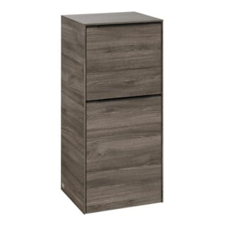 V&B Seitenschrank Subway 3.0 40x86x36,2cm, Sch L/Gr volc bla, st. Oa