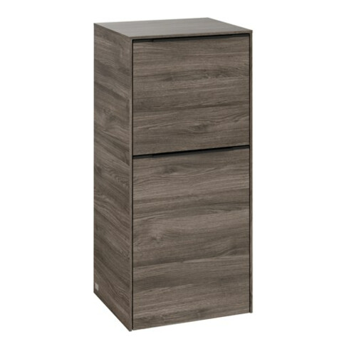V&B Seitenschrank Subway 3.0 40x86x36,2cm, Sch L/Gr volc bla, st. Oa