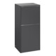 V&B Seitenschrank Subway 3.0 40x86x36,2cm, Sch L/Griff Alu gl, graph.-1