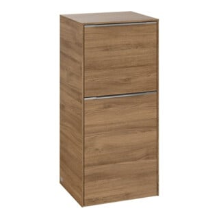 V&B Seitenschrank Subway 3.0 40x86x36,2cm, Sch L/Griff Alu gl, Kan Oa