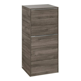 V&B Seitenschrank Subway 3.0 40x86x36,2cm, Sch L/Griff Alu gl, st. Oa