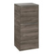 V&B Seitenschrank Subway 3.0 40x86x36,2cm, Sch L/Griff Alu gl, st. Oa-1