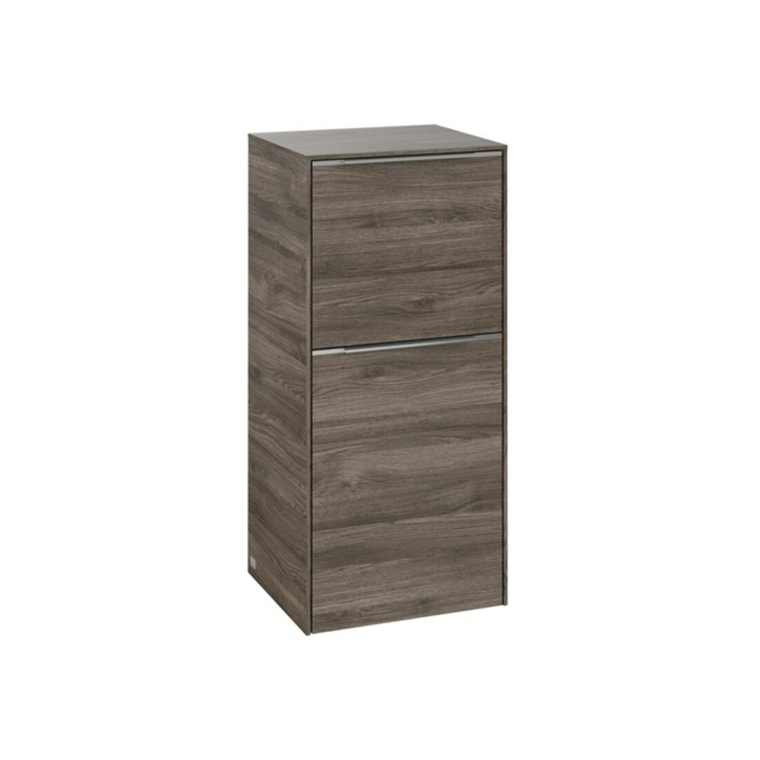 V&B Seitenschrank Subway 3.0 40x86x36,2cm, Sch L/Griff Alu gl, st. Oa