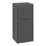V&B Seitenschrank Subway 3.0 40x86x36,2cm, Sch L/Griff Alu gl, wh. Oa