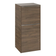 V&B Seitenschrank Subway 3.0 40x86x36,2cm, Sch R/Gr Alu gl, Ariz. Oa