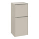 V&B Seitenschrank Subway 3.0 40x86x36,2cm, Sch R/Gr Alu gl, cashm Gr-1