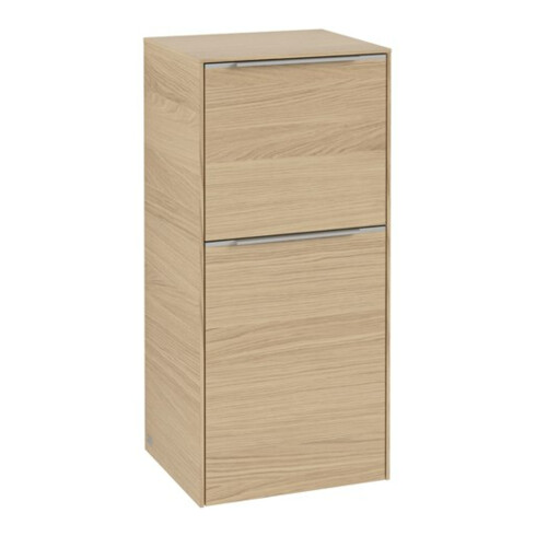 V&B Seitenschrank Subway 3.0 40x86x36,2cm, Sch R/Gr Alu gl, Nord Oa