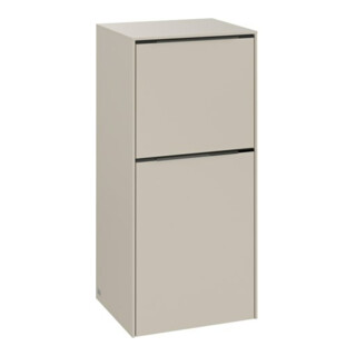 V&B Seitenschrank Subway 3.0 40x86x36,2cm, Sch R/Gr monochr, cashm Gr
