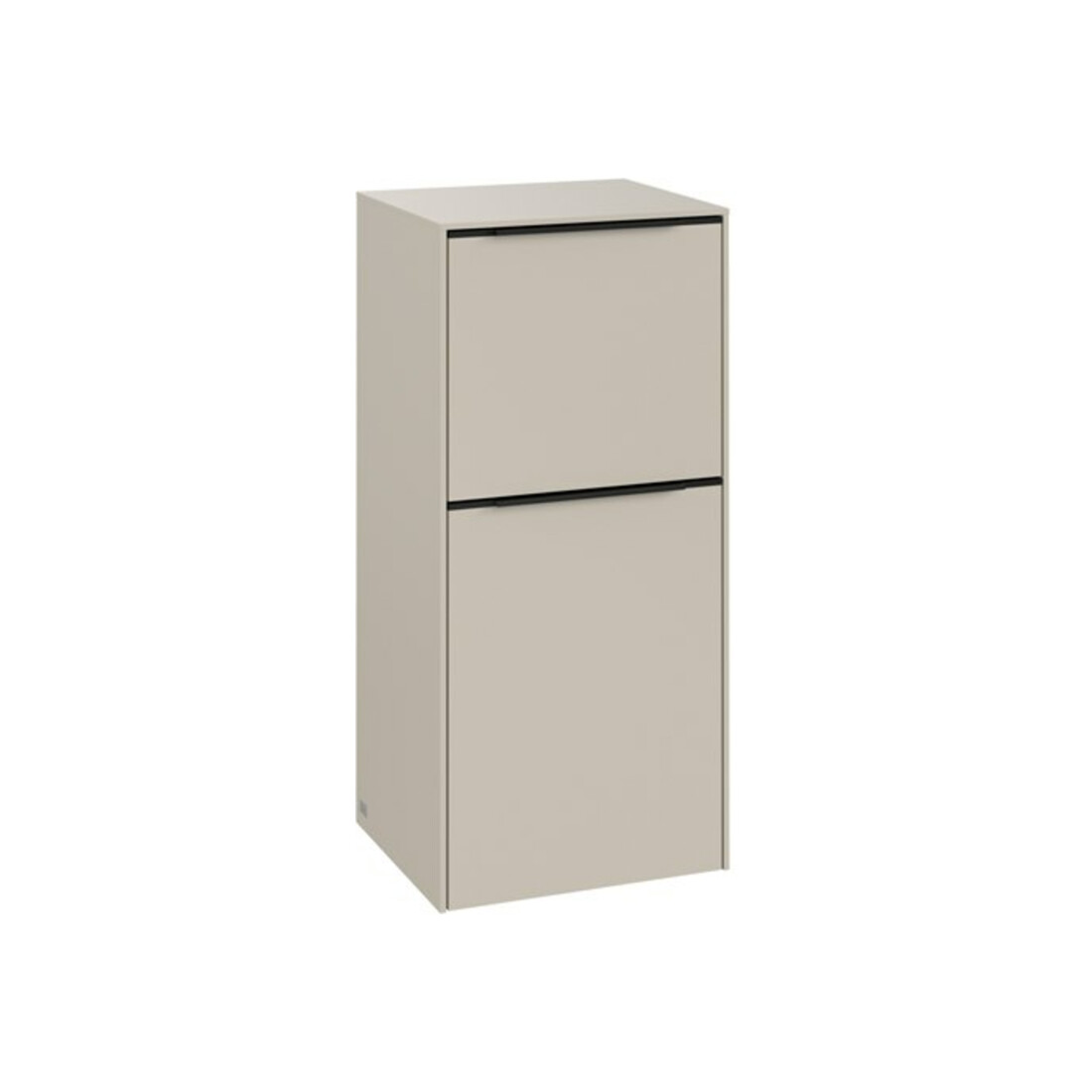 V&B Seitenschrank Subway 3.0 40x86x36,2cm, Sch R/Gr vo bla, cashm Gr