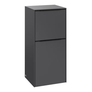 V&B Seitenschrank Subway 3.0 40x86x36,2cm, Sch R/Gr volc bla, graph.