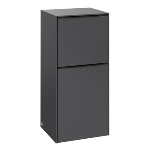V&B Seitenschrank Subway 3.0 40x86x36,2cm, Sch R/Gr volc bla, graph.