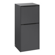 V&B Seitenschrank Subway 3.0 40x86x36,2cm, Sch R/Gr volc bla, graph.