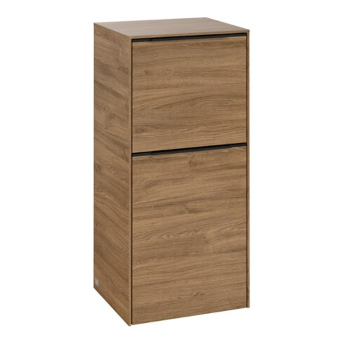 V&B Seitenschrank Subway 3.0 40x86x36,2cm, Sch R/Gr volc bla, Kan Oa