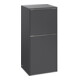 V&B Seitenschrank Subway 3.0 40x86x36,2cm, Sch R/Griff Alu gl, graph.-1