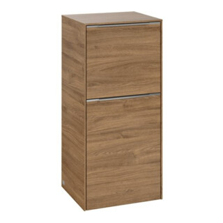 V&B Seitenschrank Subway 3.0 40x86x36,2cm, Sch R/Griff Alu gl, Kan Oa